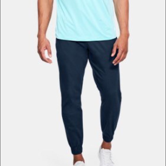 under armour blue joggers